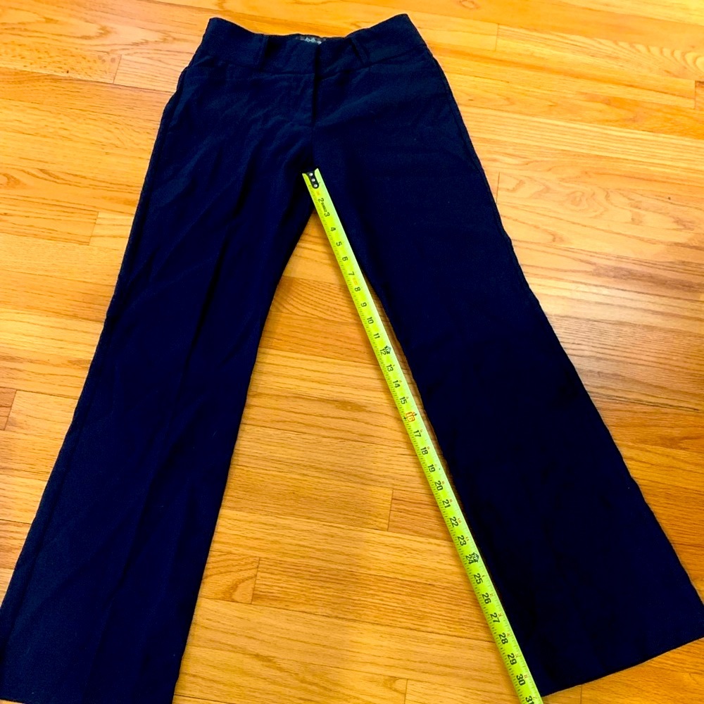 Ambiance size small navy blue pre owned dress pants in good condition